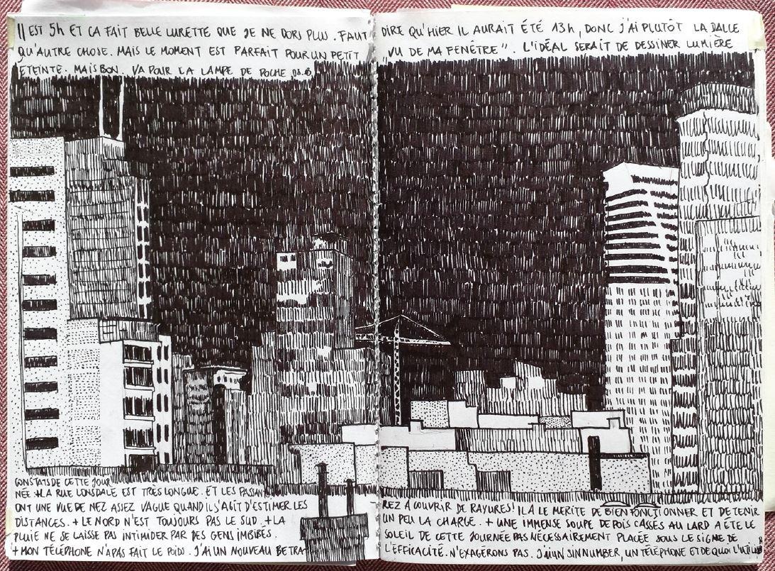 Eine Zeichnung von C&eacute;cile von Vancouver Stadt.