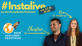 Christian und Kim mit Datumsankündigung