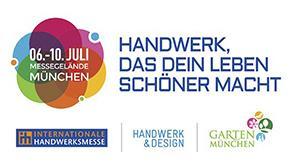 Messe-Logo und Schrift: Handwerk das dein Leben schöner macht